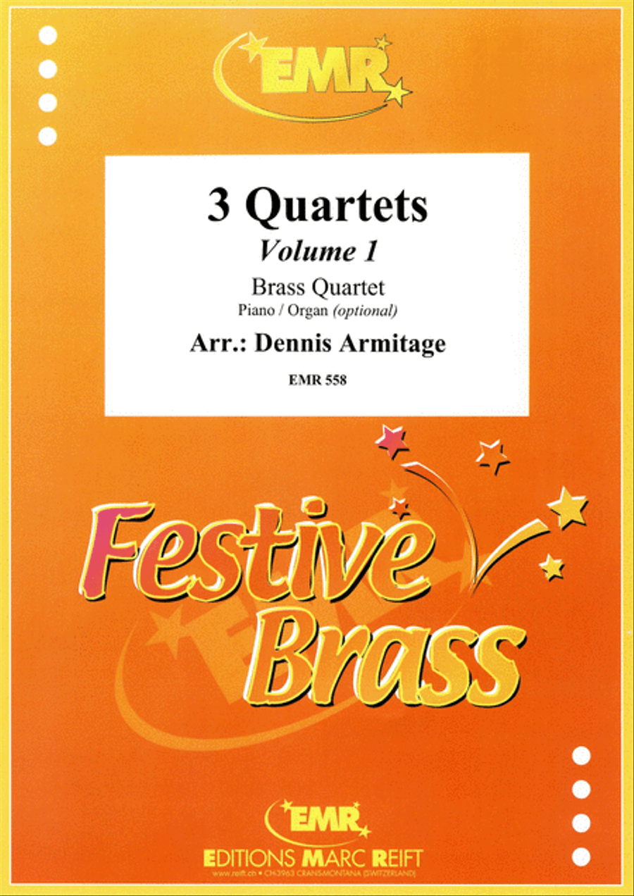 3 Quartets Volume 1 Brass Quartet scores gallery preview page 1