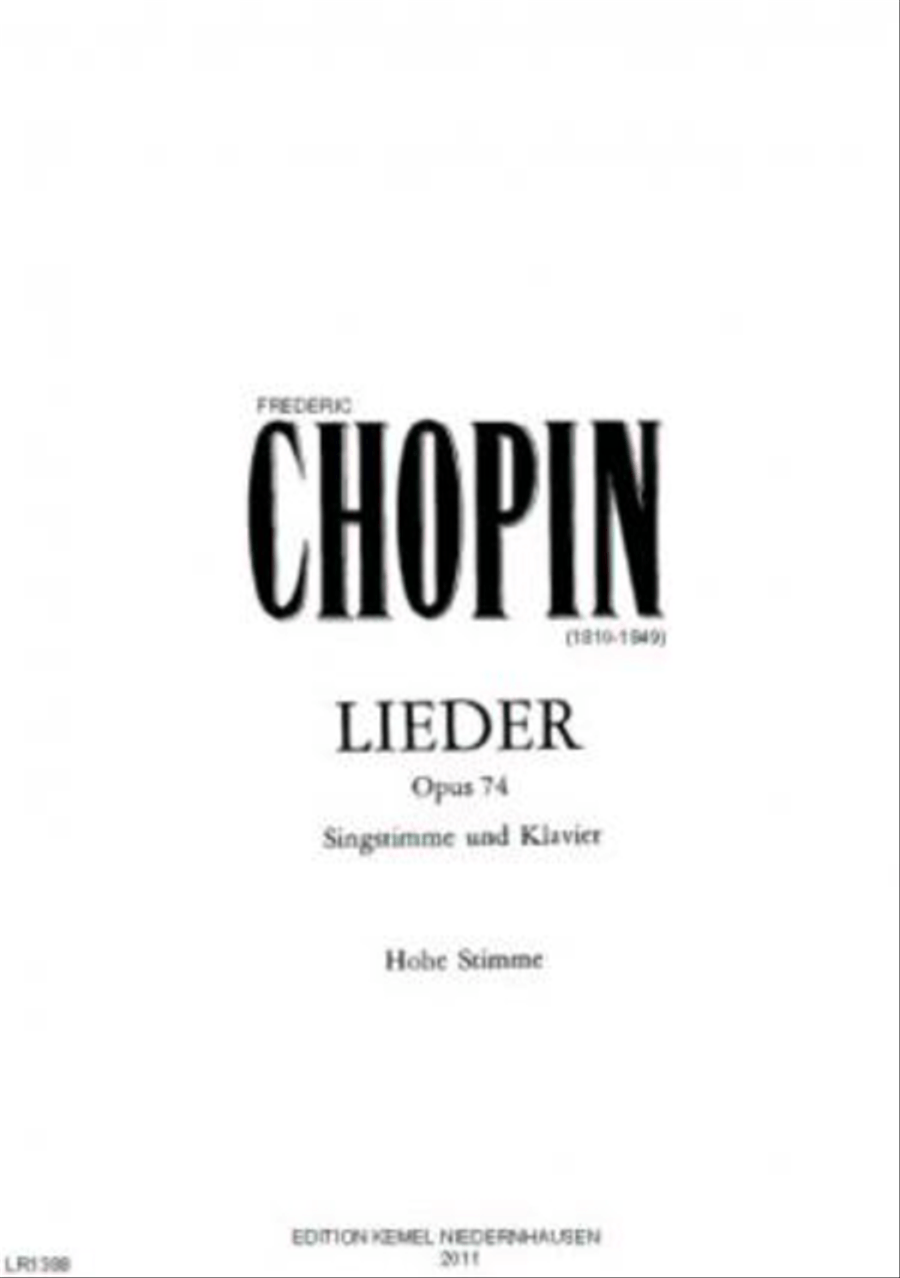 Lieder High Voice scores gallery preview page 1