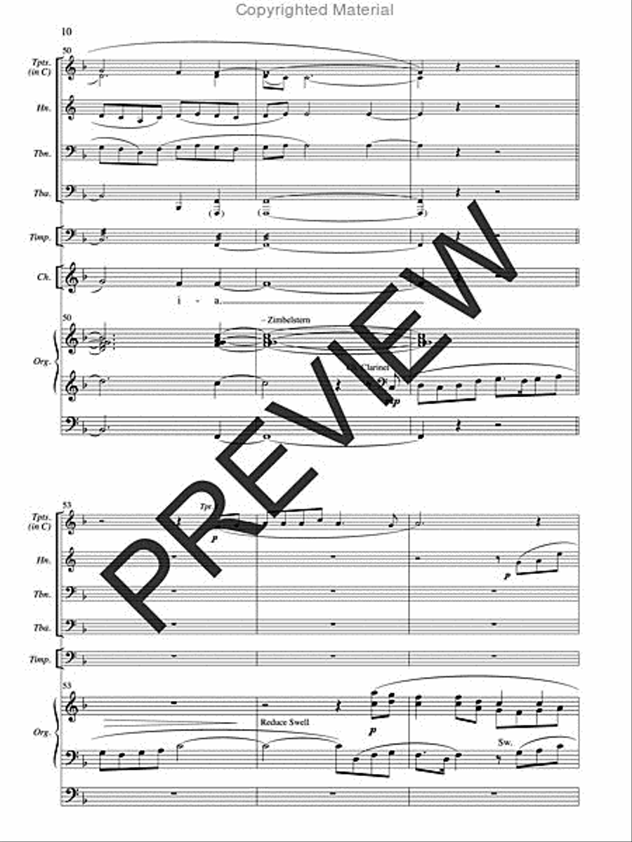 Meditation on Christ Our Passover Unison Choir scores gallery preview page 10