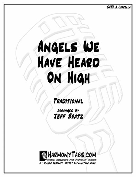 Angels We Have Heard On High (SATB A Cappella) image number null