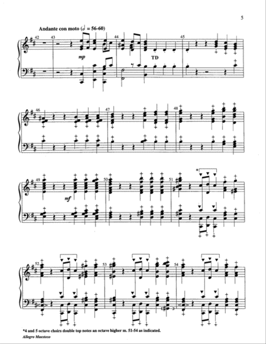 Allegro Maestoso 5-Octaves scores gallery preview page 11