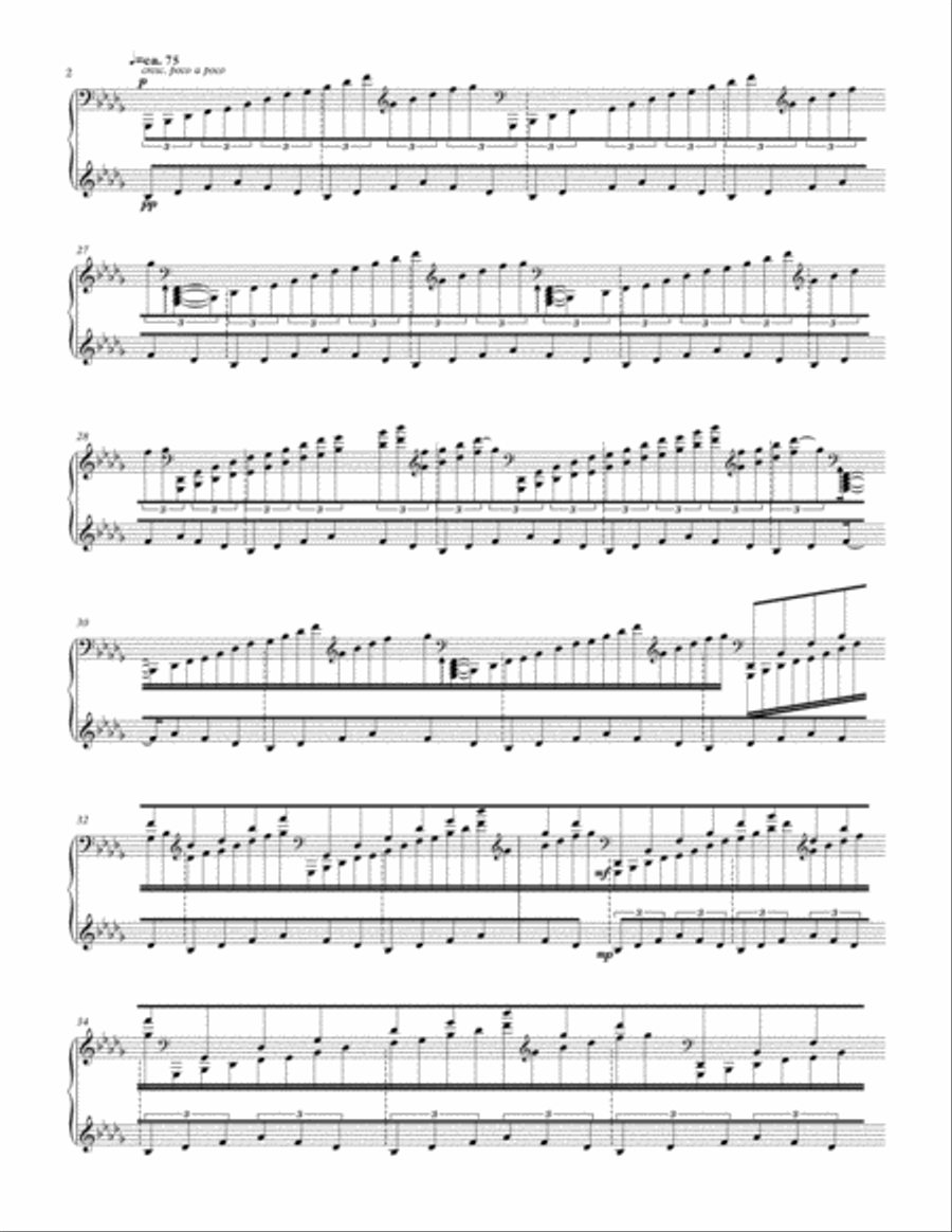 A Holy Night Piano Solo scores gallery preview page 2
