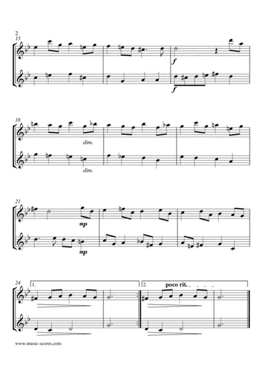 Bourrée: 6th Movement of 2nd Suite BWV 996 - 2 Alto Saxophones image number null