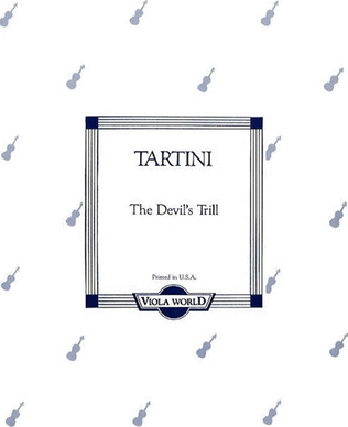 Tartini - Devils Trill Viola/Piano