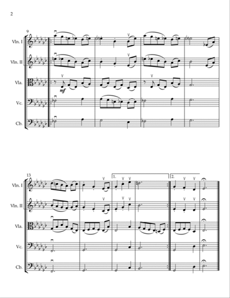 Determination Determination String Quintet scores gallery preview page 2