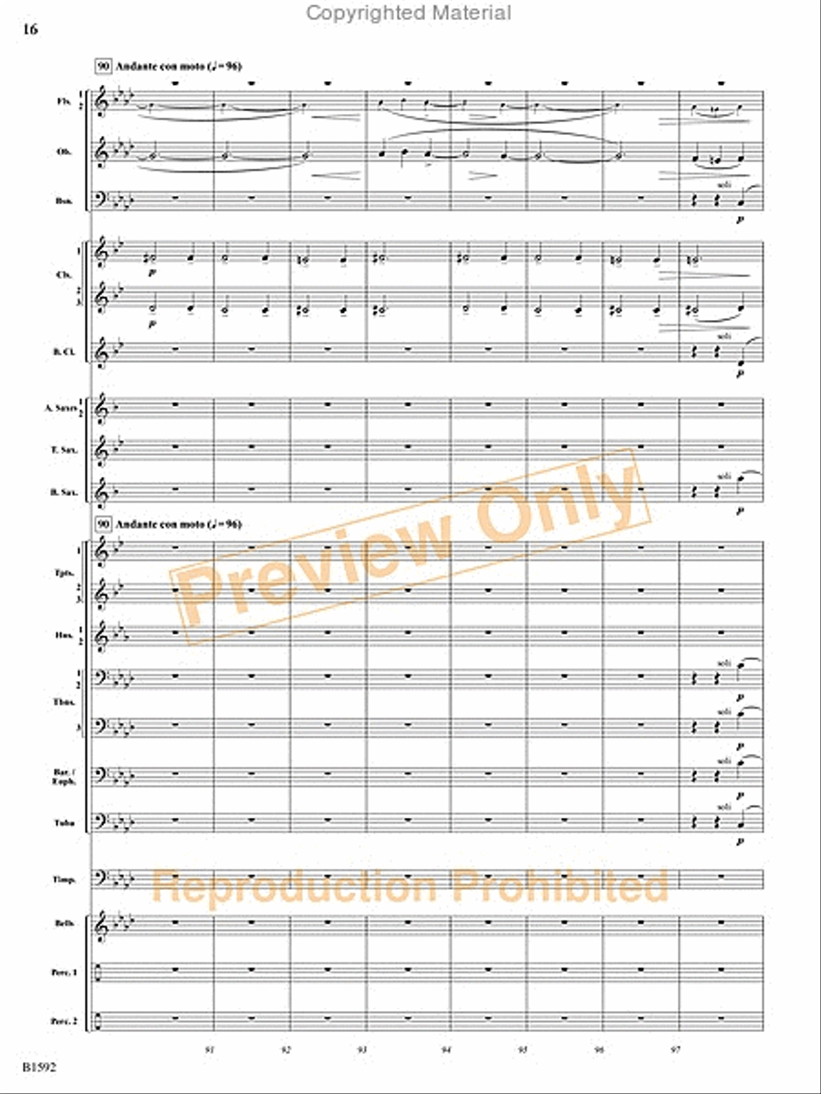 Dance of the Trolls Concert Band scores gallery preview page 17