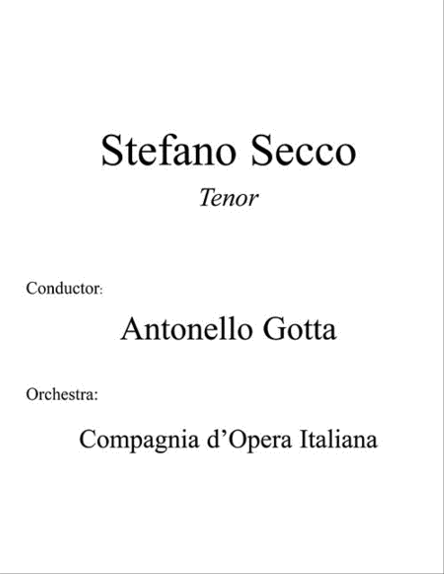 Cantolopera: Arias for Tenor - Volume 3 Voice Solo scores gallery preview page 3