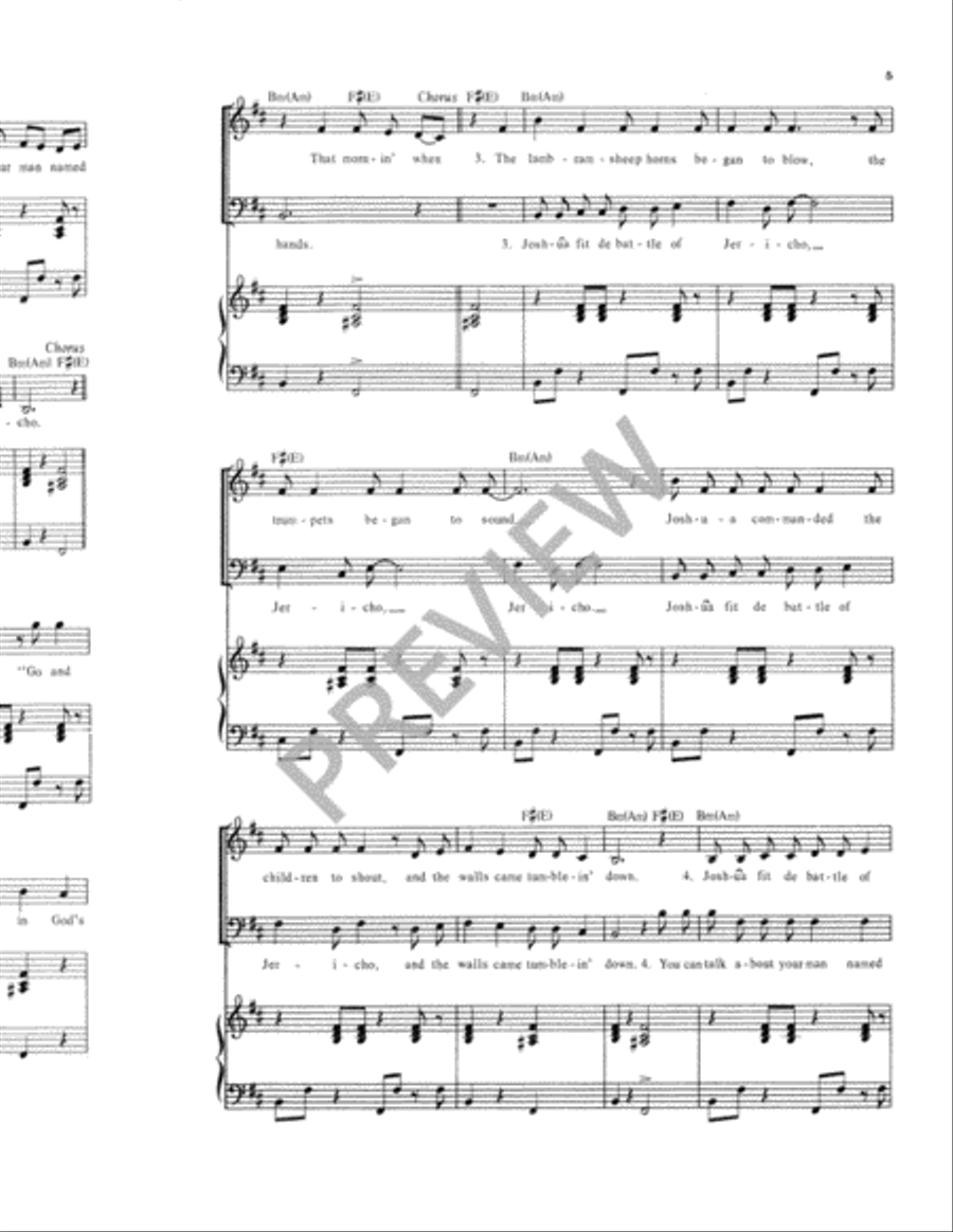 Joshua Fit de Battle of Jericho 2-Part scores gallery preview page 6