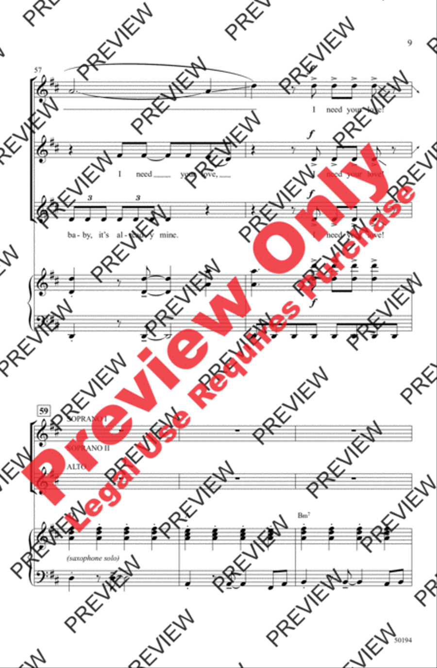 Ribbons and Bows Women's Choir scores gallery preview page 9