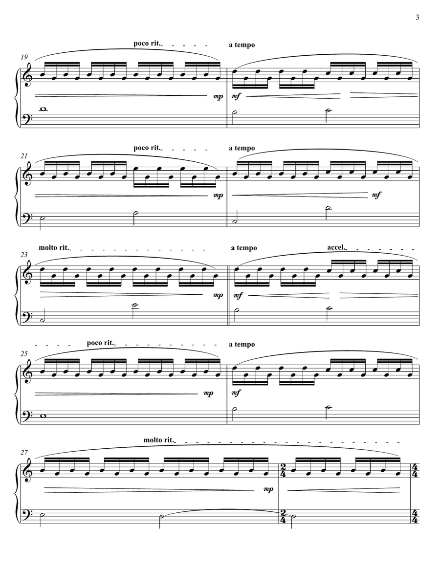 Hike Hike Piano Solo scores gallery preview page 3