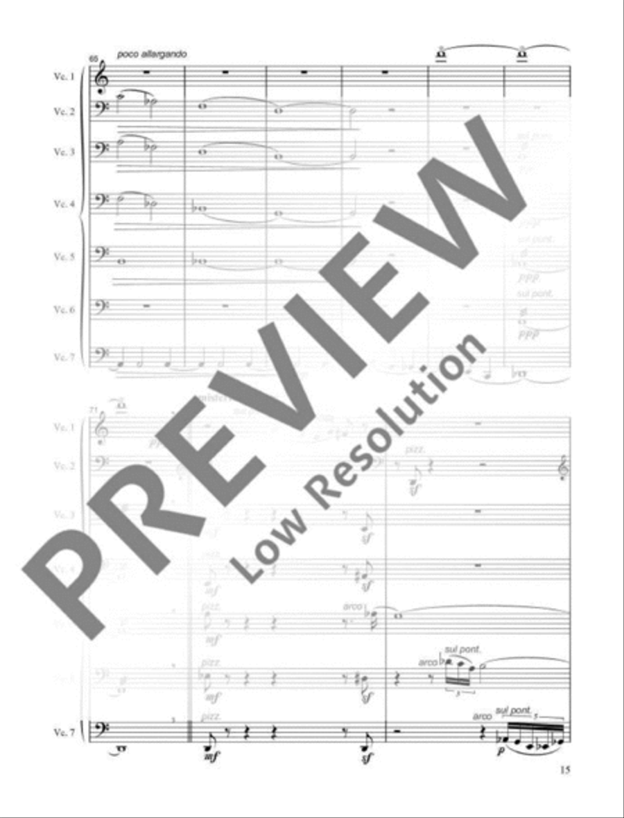 Sonata Cello scores gallery preview page 16