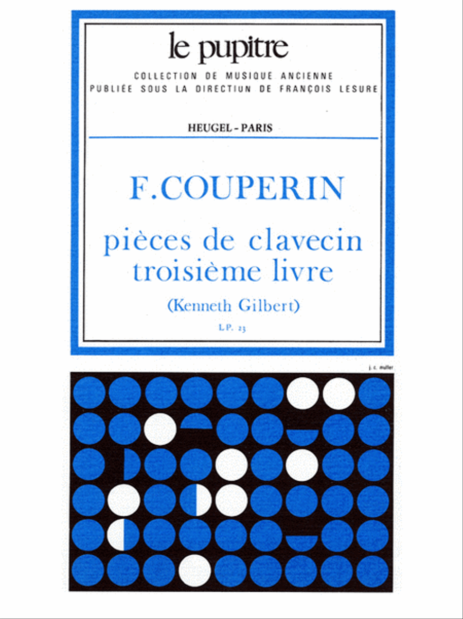 Pieces De Clavecin Livre 3 (lp23) Harpsichord scores gallery preview page 1