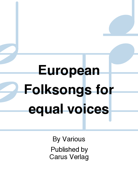 European Folksongs for equal voices image number null