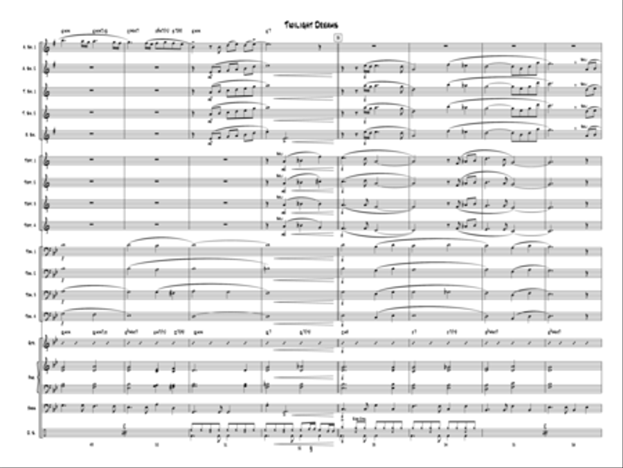 Twilight Dreams Twilight Dreams Jazz Ensemble scores gallery preview page 8