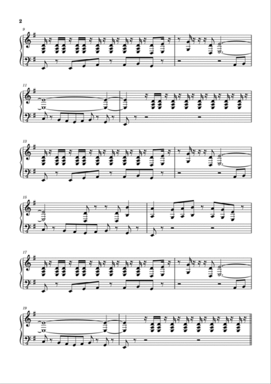 Lingus Lingus Piano Solo scores gallery preview page 3