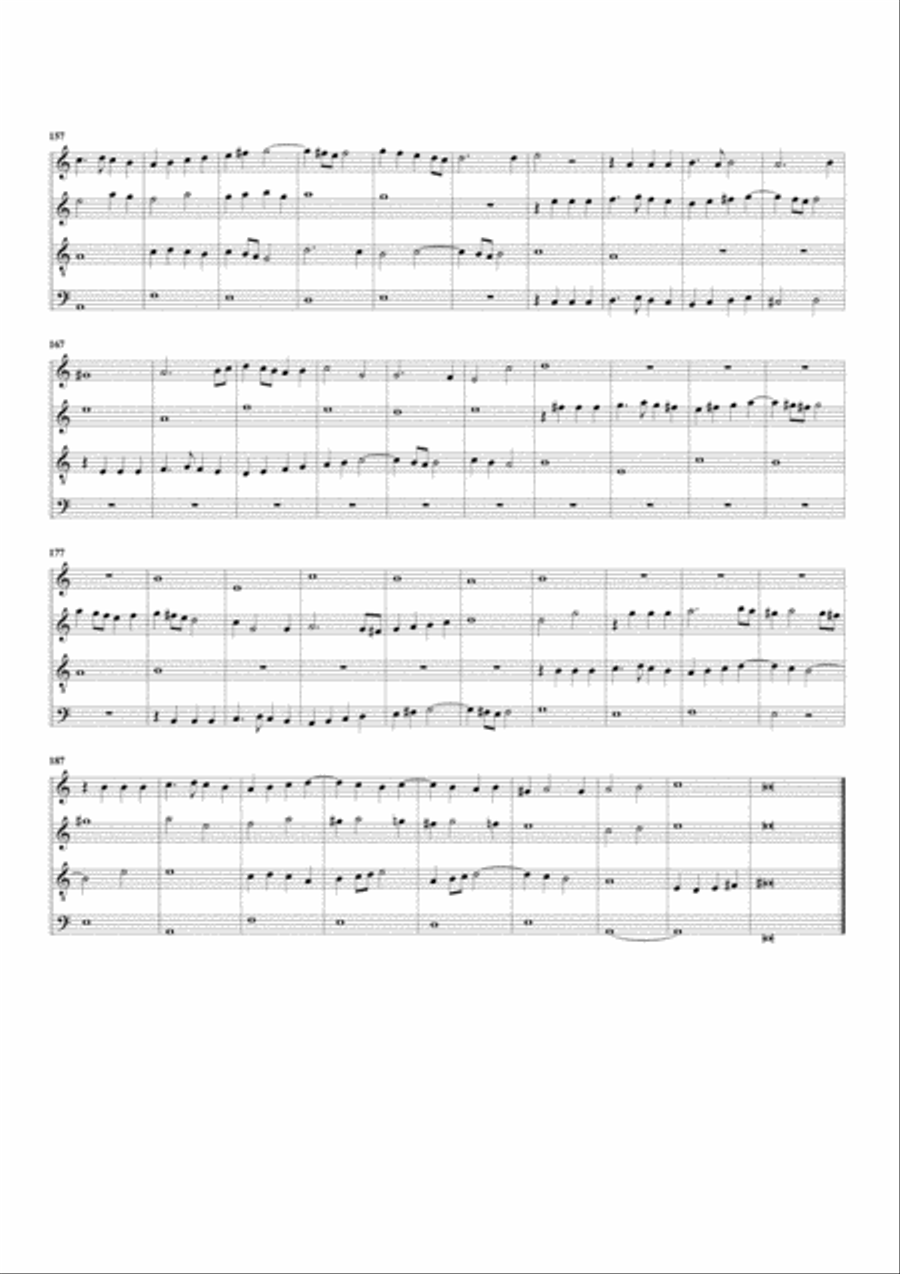 Ricercare no.9, FbWV 409 (arrangement for 4 recorders) Recorder scores gallery preview page 6