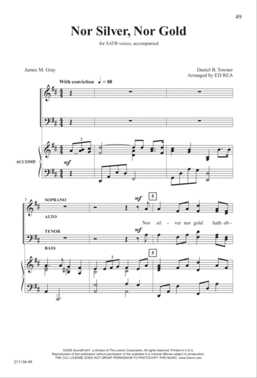 Marching to Zion Marching to Zion 4-Part scores gallery preview page 55