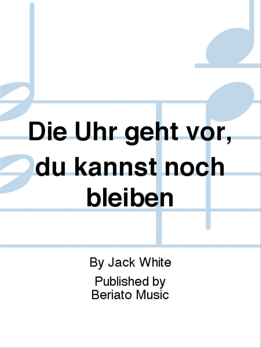 Die Uhr geht vor, du kannst noch bleiben Orchestra scores gallery preview page 1