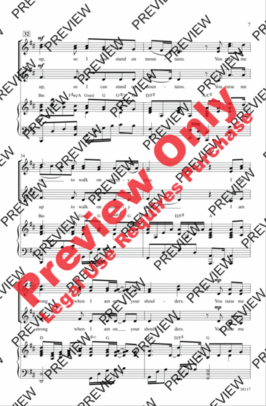You Raise Me Up You Raise Me Up Women's Choir scores gallery preview page 18