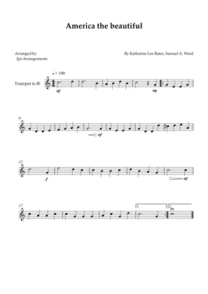 America The Beautiful - Trumpet solo