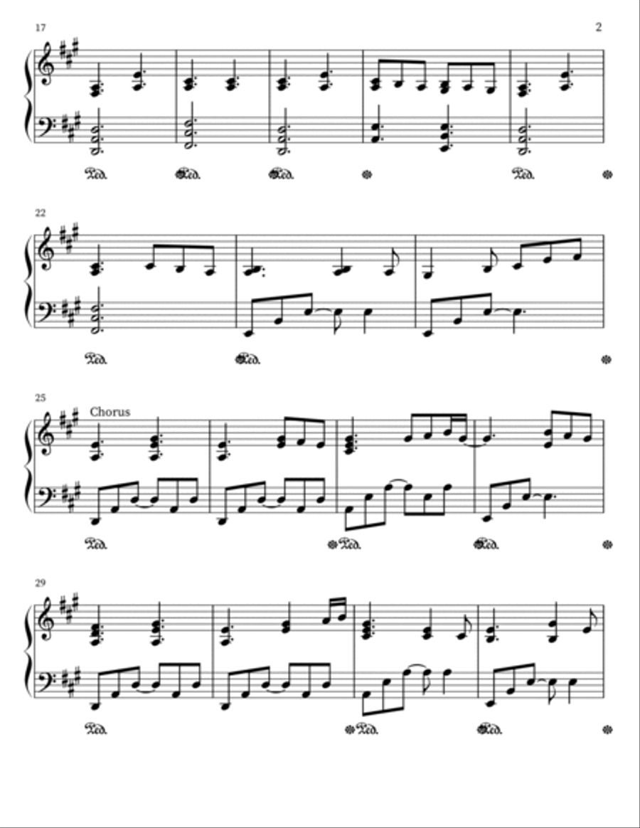 Ceilings Easy Piano scores gallery preview page 2