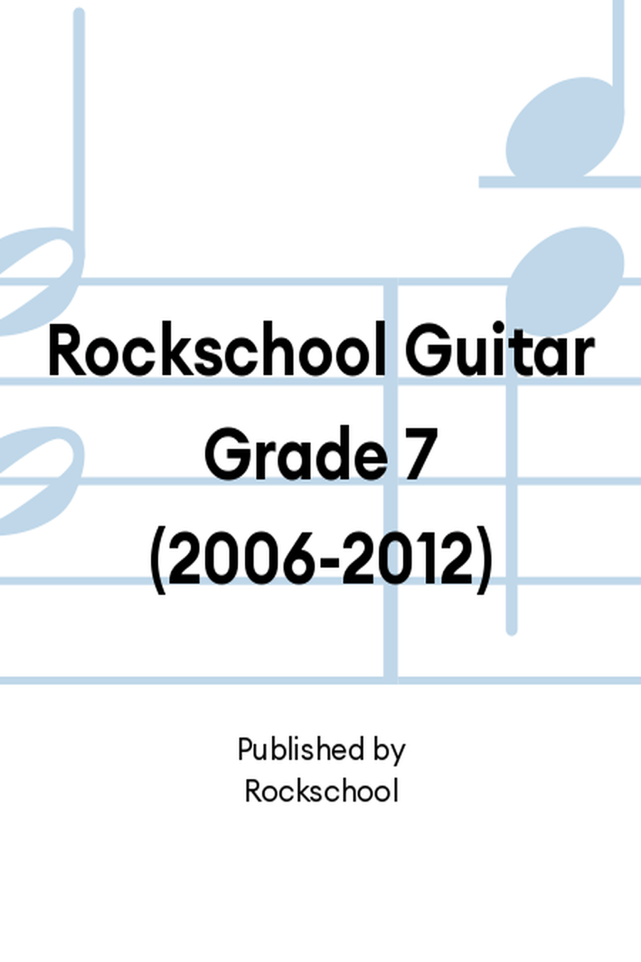 Rockschool Guitar Grade 7 (2006-2012) Guitar scores gallery preview page 1