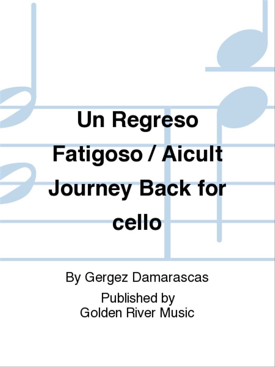 Un Regreso Fatigoso / Aicult Journey Back for cello Clarinet Solo scores gallery preview page 1