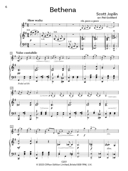 Joplin Rags: arr. Violin & Piano