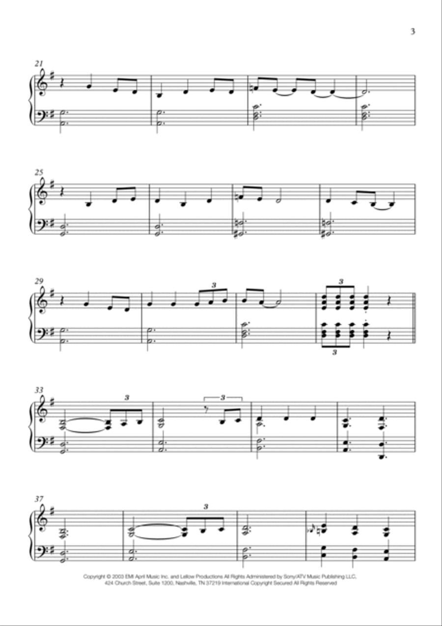 If I Ain't Got You Piano Solo scores gallery preview page 3