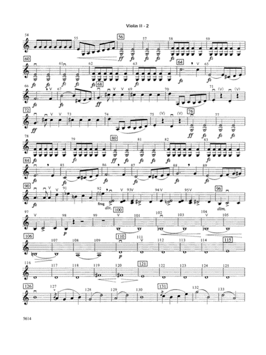 Rosamunde Overture, Opus 26: 2nd Violin