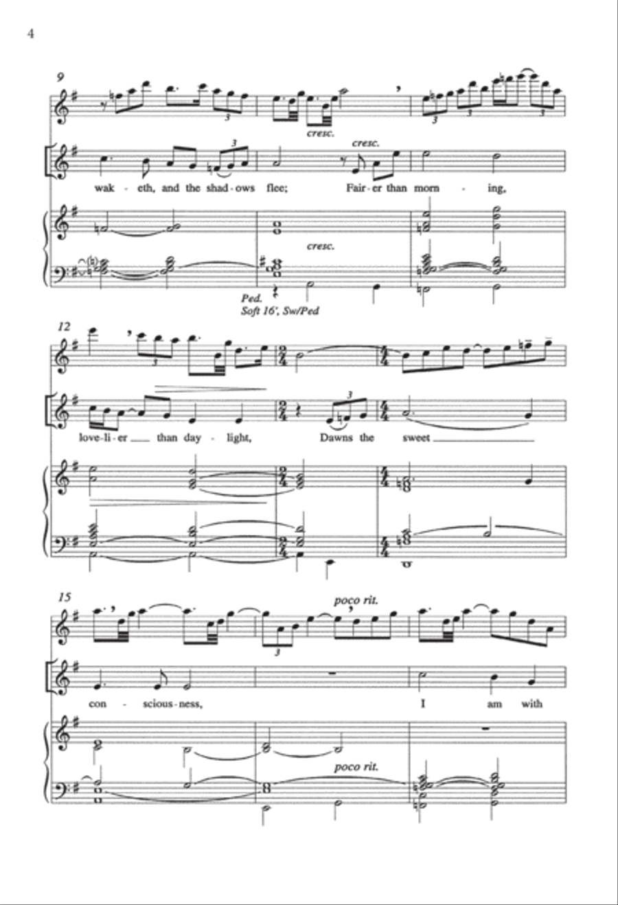 Still, Still With Thee (Downloadable Choral Score)