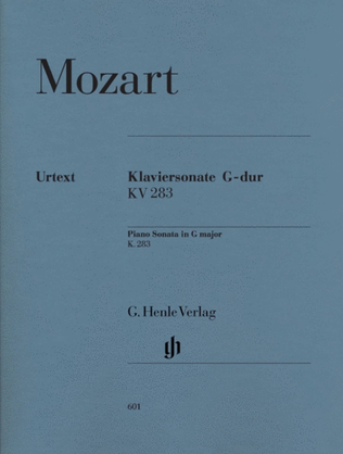 Book cover for Mozart - Piano Sonata G Major K 283