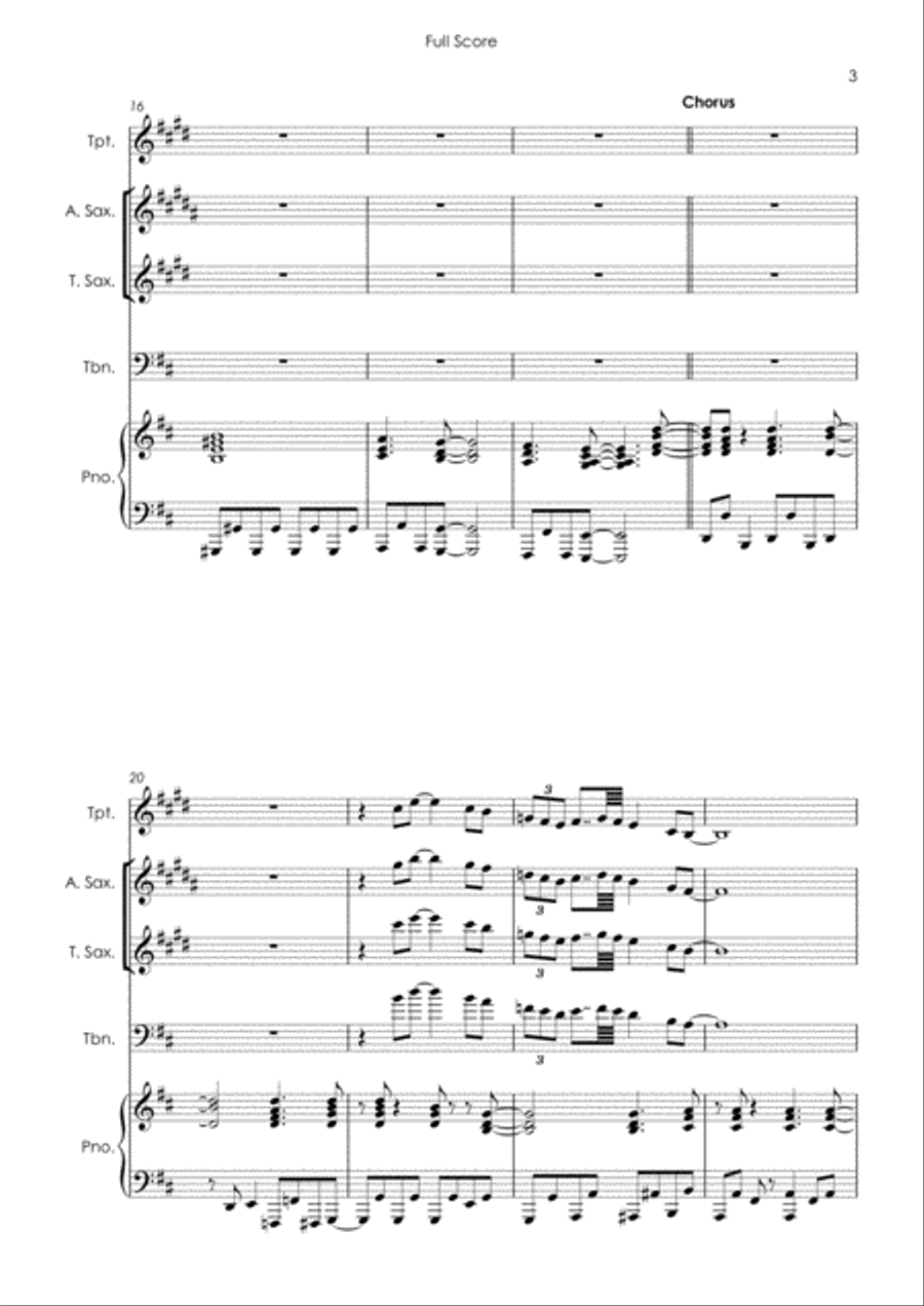 Waterloo Tenor Saxophone scores gallery preview page 5