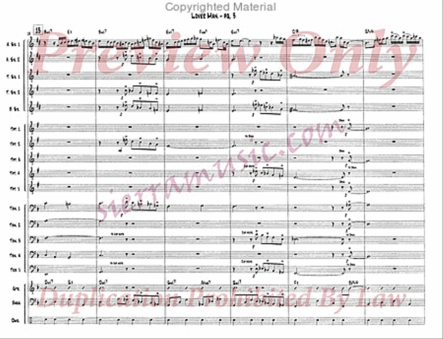 Lover Man Jazz Ensemble scores gallery preview page 4