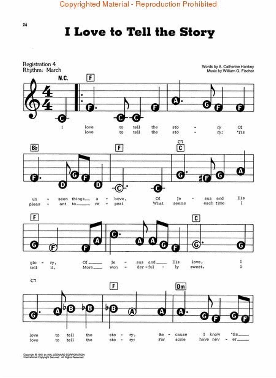 Smoky Mountain Gospel Favorites Electronic Keyboard scores gallery preview page 4