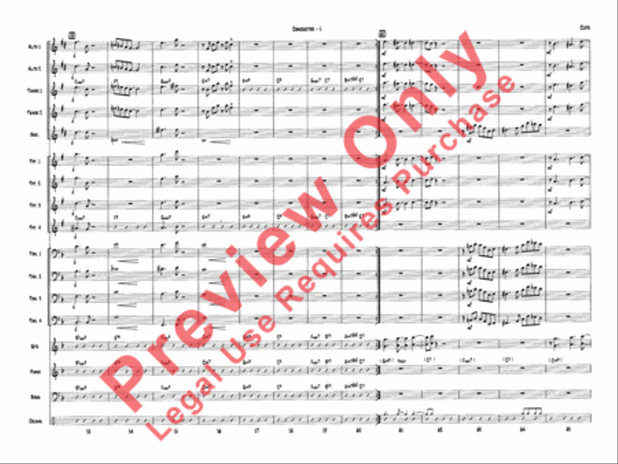 Cute Jazz Ensemble scores gallery preview page 7