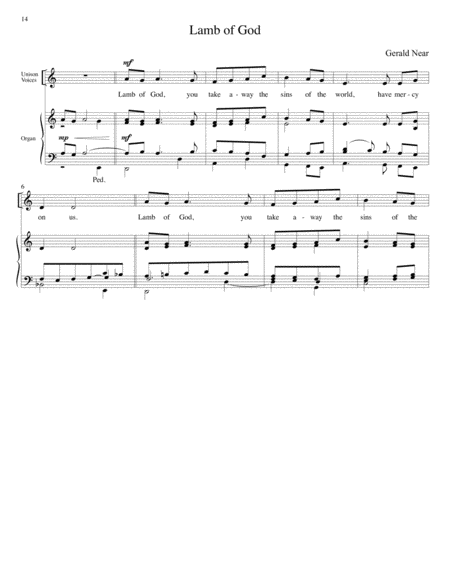 Mass of St. Augustine (Choral/Keyboard Score)