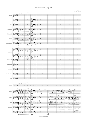 Polonaise no 1, op. 26 - Score Only