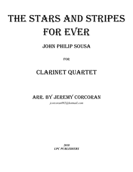 The Stars and Stripes Forever for Clarinet Quartet image number null