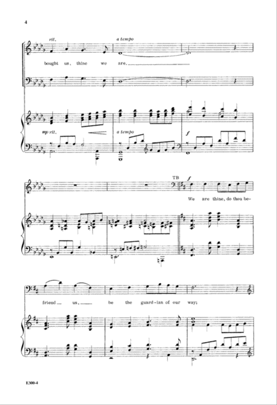 Savior, Like a Shepherd, Lead Us 4-Part scores gallery preview page 5