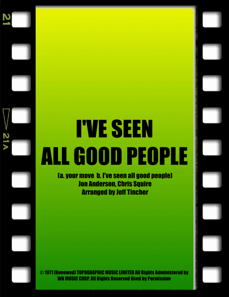 I've Seen All Good People Piano, Vocal, Guitar scores gallery preview page 1