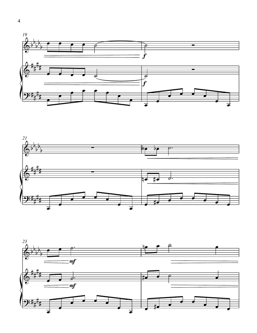 Walking In The Air Alto Saxophone scores gallery preview page 4