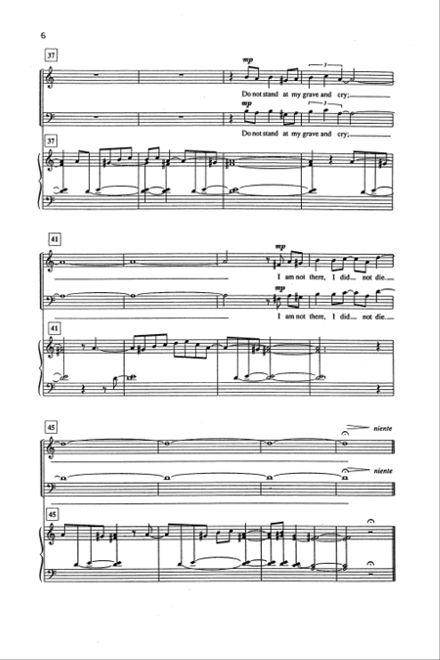 I Am the Wind (SATB) 4-Part scores gallery preview page 5