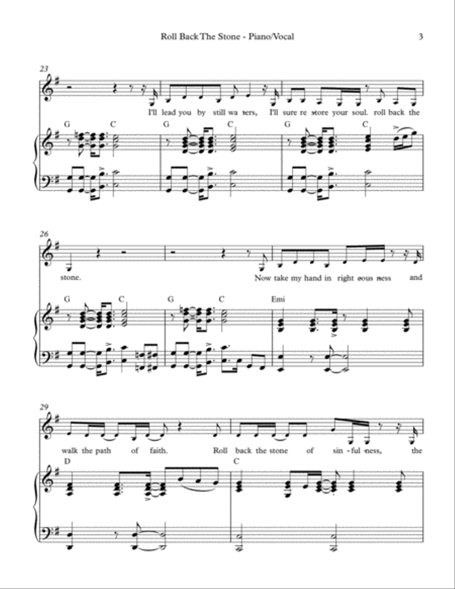 Roll Back The Stone Voice scores gallery preview page 3