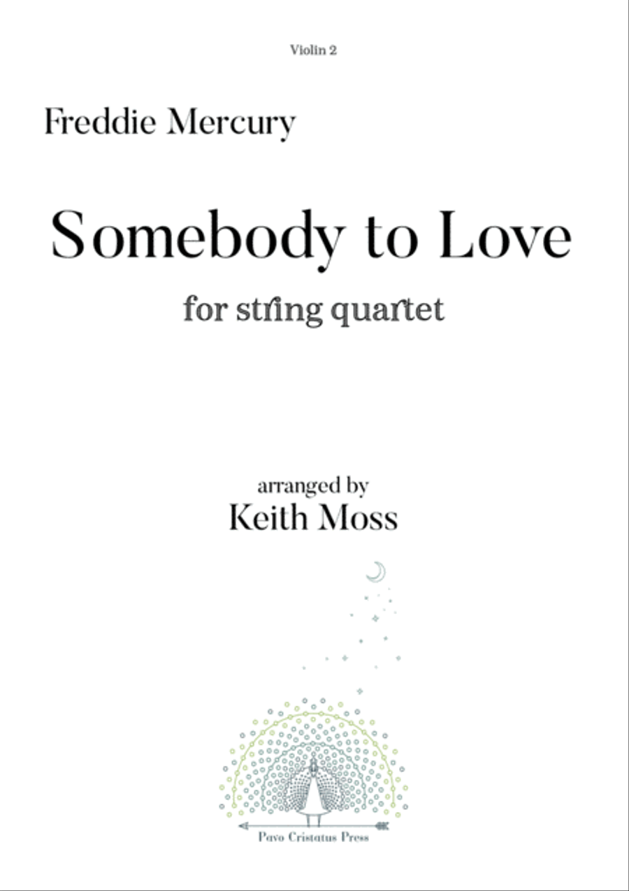 Somebody To Love String Quartet scores gallery preview page 6