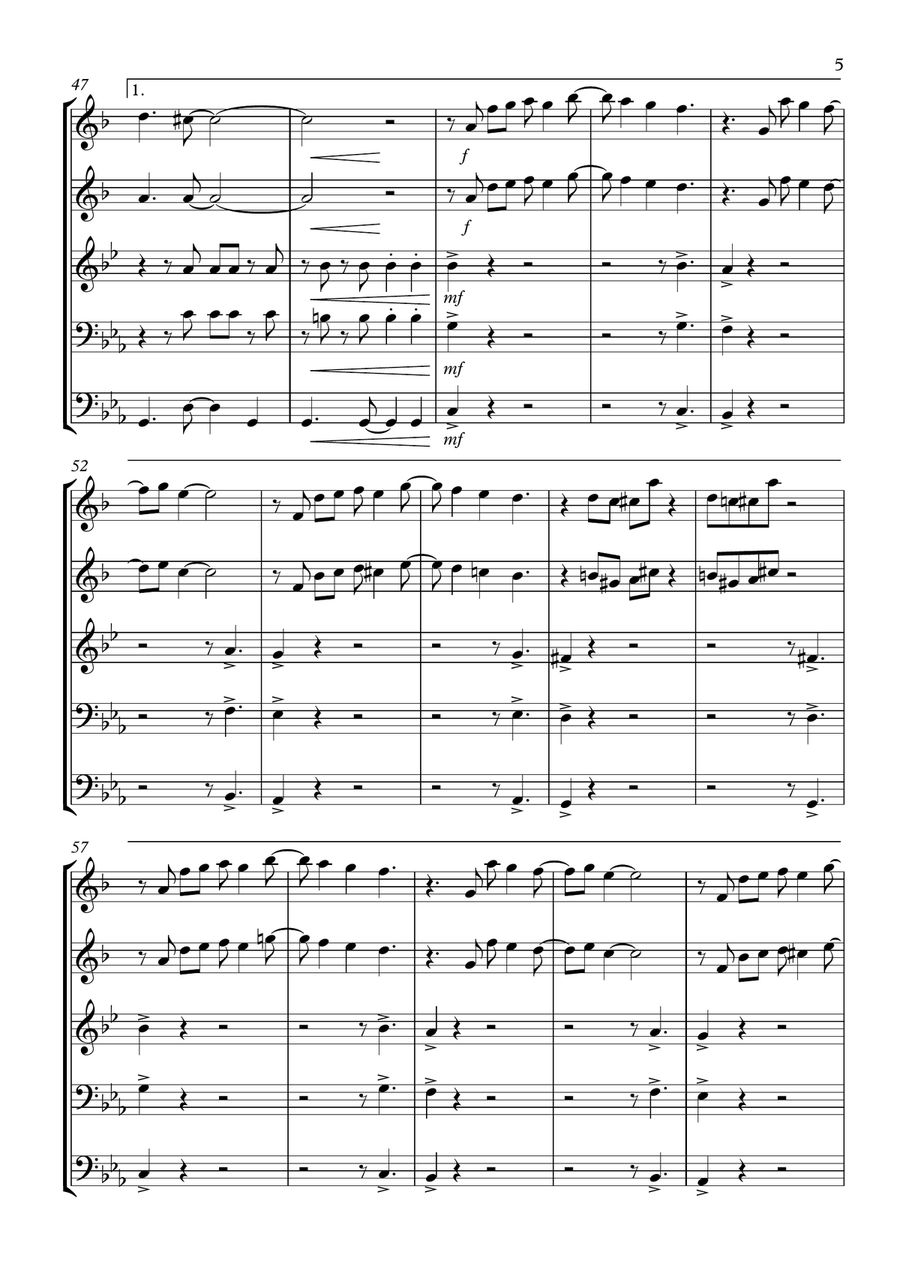 Fandango Brass Ensemble scores gallery preview page 5