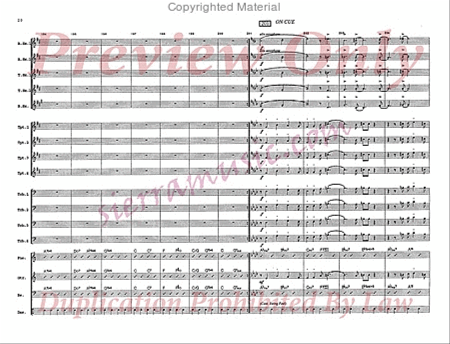 St. Thomas Big Band scores gallery preview page 21