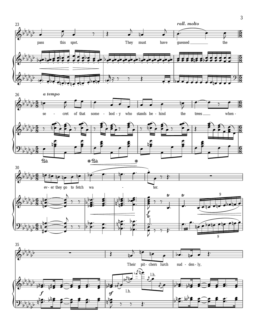 At The Well Piano, Vocal scores gallery preview page 3