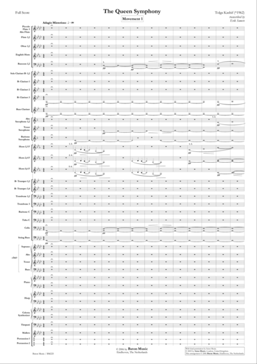The Queen Symphony Concert Band scores gallery preview page 2