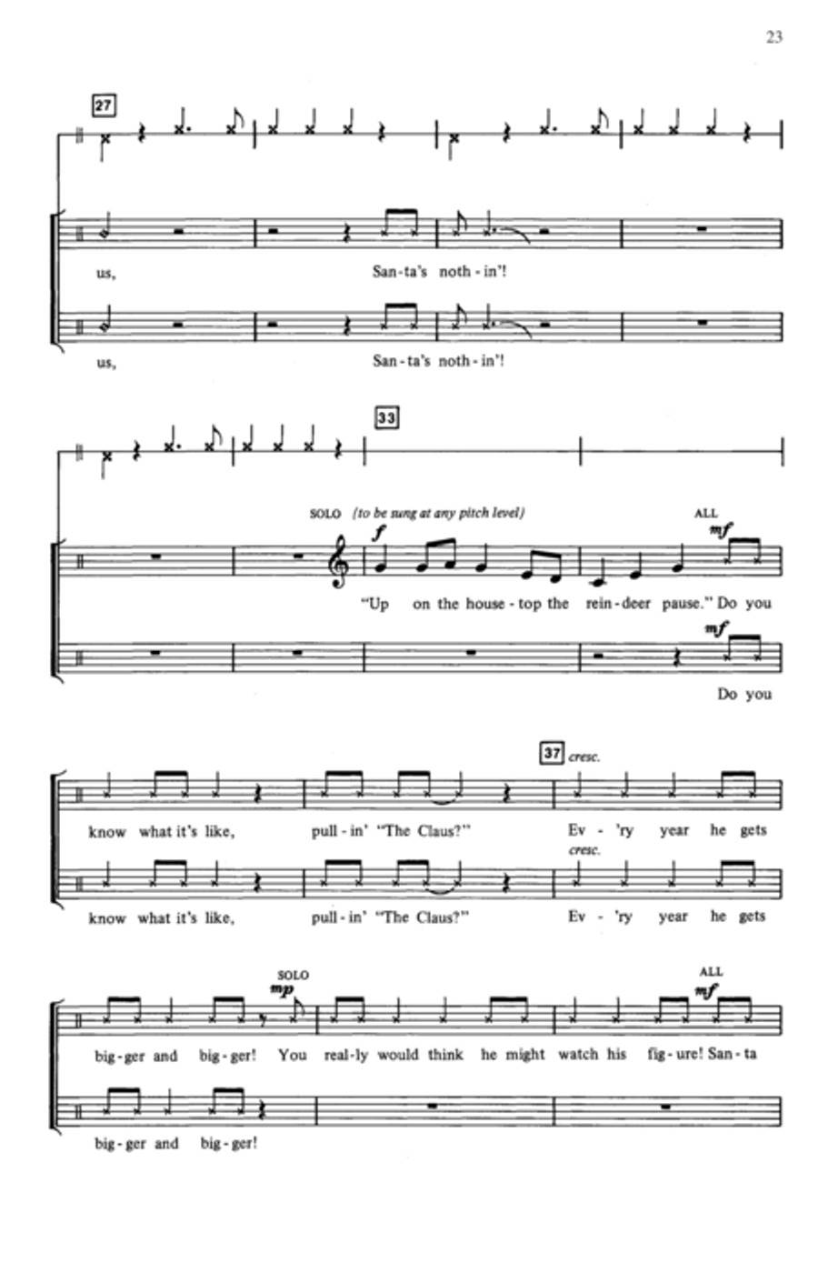 Six Silly Songs for the Season 2-Part scores gallery preview page 4
